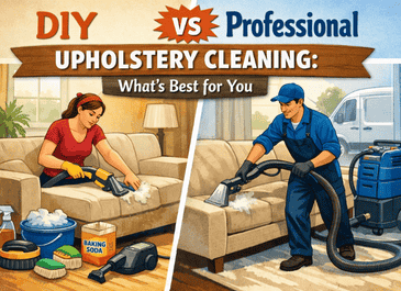 DIY vs Professional Upholstery Cleaning